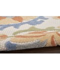 Nourison Aloha Ivory Blue Rug ALH17 9 ft. X 12 ft. Rectangle - Rugs Town Nourison Aloha Ivory Blue ALH17 9 ft. X 12 ft. Rectangle Rug