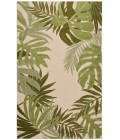 Nourison Aloha Ivory Green ALH40 3 ft. 6 in. X 5 ft. 6 in. Rectangle Rug