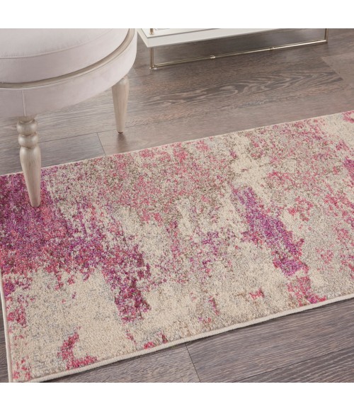 Nourison Celestial Area Rug CES02-Ivory/Pink