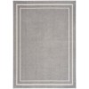 Nourison Essentials - Nre02 Grey Ivory Area Rug 5 ft. X 7 ft. Rectangle