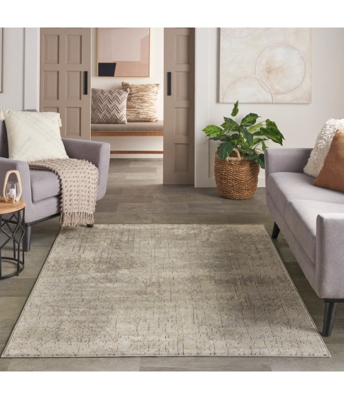 Nourison Quarry Beige Grey Rug QUA03 4 ft. X 6 ft. Rect. - Rugs Town Nourison Quarry Beige Grey QUA03 4 ft. X 6 ft. Rect. Rug
