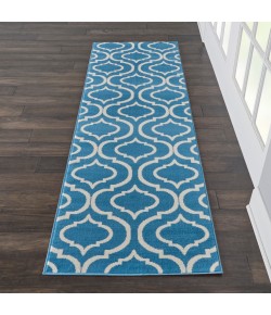 Nourison Home Jubilant JUB19 Blue 2 ft. 3 in. X 7 ft. 3 in. Area Rug