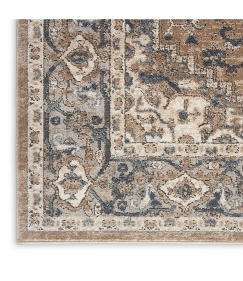 Nourison Quarry Beige Grey QUA05 3 ft. X 5 ft. Rect. Rug