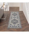 Nourison Quarry Navy Ivory QUA18 10 ft. Rect. Rug