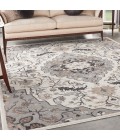 Nourison Elation Area Rug ETN09 Ivory Grey 9' x 12'