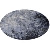 Nourison Passion Light Blue Black PSN10 8 ft. Round Rug