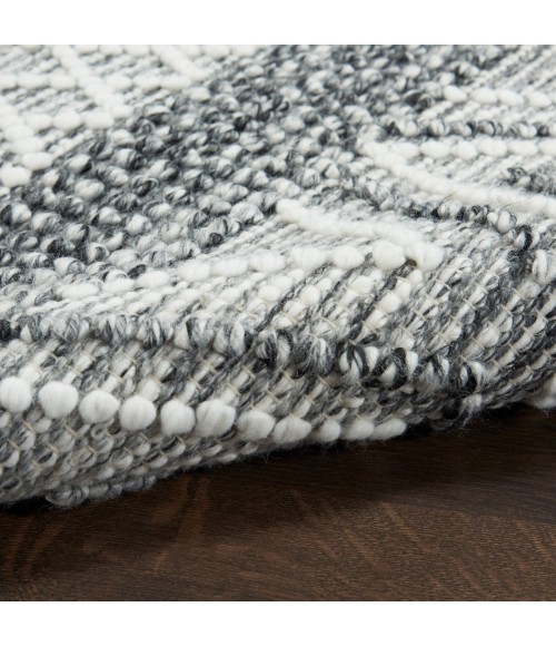 Nicole Curtis Machine Washable Series 3 Area Rug SR303 Black 4' x 6'