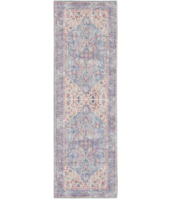 Nicole Curtis Nicolecurtis Series1 - Sr104 Blue Multicolor Area Rug 2 ft. 2 in. X 10 ft. Runner