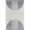 Nourison Astra Washables - Asw03 Ivory Blue Area Rug 3 ft. 3 in. X 5 ft. Rectangle