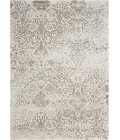 Nourison Damask White Rug DAS06 5 ft. x 7 ft. Rect. Nourison Damask White DAS06 5 ft. x 7 ft. Rect. Rug