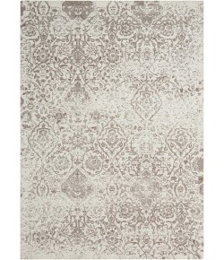 Nourison Damask White DAS06 5 ft. x 7 ft. Rect. Rug