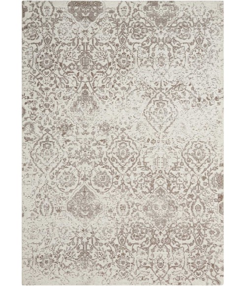 Nourison Damask White Rug DAS06 5 ft. x 7 ft. Rect. Nourison Damask White DAS06 5 ft. x 7 ft. Rect. Rug