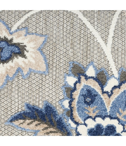 Nourison Aloha Area Rug ALH31 Blue Grey