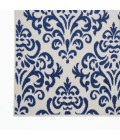 Nourison Grafix Area Rug GRF06-White/Blue