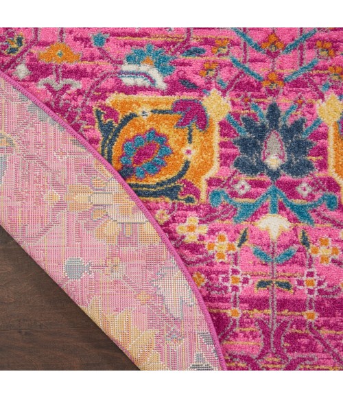 Nourison Passion Area Rug PSN01 Fuchsia 4' Round