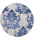 Nourison Whimsicle Area Rug WHS11-Ivory Navy