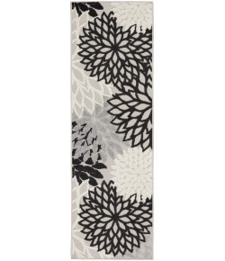 Nourison Aloha - Alh05 Black White Area Rug 2 ft. 3 X 8 ft. Rectangle