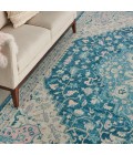 Nourison TRANQUIL Area Rug Nourison Tranquil Area Rug TRA07-Ivory/Turquoise