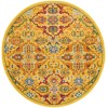Nourison Allur - Alr03 Yellow Multicolor Area Rug 5 ft. 3 in. X Round