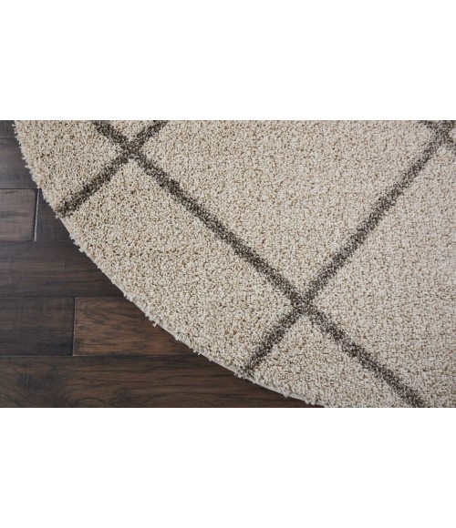 Nourison Brisbane Round Area Rug BRI03-Cream
