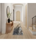 Nourison Silk Shadows Beige Blue Rug SHA23 8 ft. Rect. - Rugs Town Nourison Silk Shadows Beige Blue SHA23 8 ft. Rect. Rug