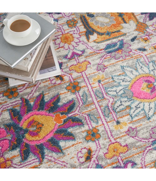 Nourison Passion Area Rug PSN01 Silver