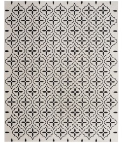 Nourison Home Nourison Essentials Ivory Black NRE04 5 ft. X 7 ft. Rectangle Rug