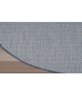 Nourison Courtyard Ivory Blue COU01 5 ft. Round Rug