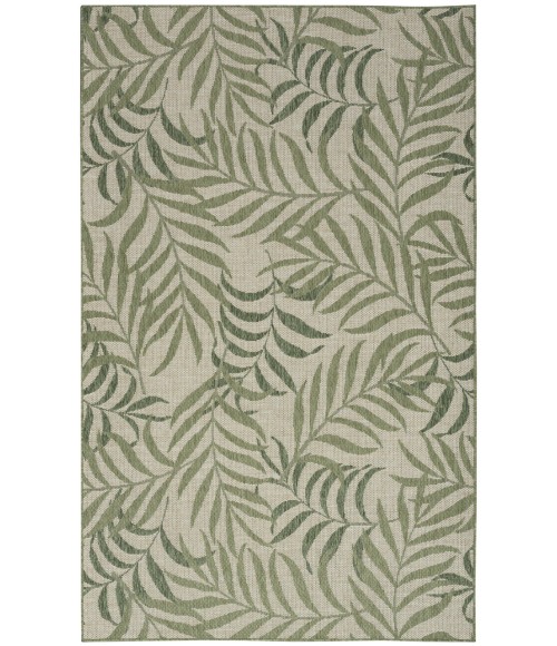 Nourison Garden Oasis Ivory Green GOA01 4 ft. X 6 ft. Rectangle Rug