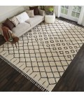 Nourison Moroccan Shag Area Rug MRS01-Cream