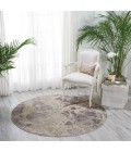 Nourison Somerset Round Area Rug ST745-Grey