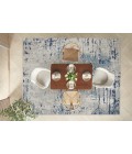 Nourison Quarry Ivory Blue Grey QUA01 10 ft. X 14 ft. Rect. Rug