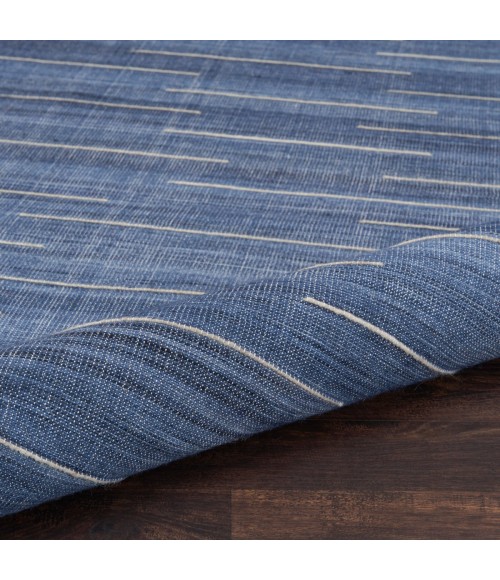 Nourison Interweave Navy IWV01 2 ft. X 3 ft. Rect. Rug