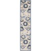Nourison Aloha - Alh17 Blue Grey Area Rug 2 ft. 3 X 12 ft. Rectangle
