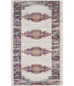 Nourison Home Passion PSN03 Ivory Blue 2 ft. 2 in. X 10 ft. Area Rug