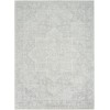 Nourison Astra Machine Washable Grey ASW12 4 ft. X 6 ft. Rect. Rug