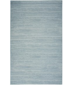 Nourison Washable Essentials Aqua WAE01 5 ft. 3 in. X 7 ft. 3 in. Rectangle Rug