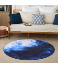 Nourison Home Imagination Blue IMA10 5 ft. Round Rug