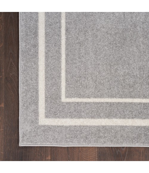 Nourison Nourison Essentials Area Rug Nourison Nourison Essentials Area Rug NRE02 Grey/Ivory