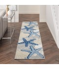 Nourison Aloha Area Rug ALH24-Blue/Grey