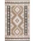 Nourison Washable Decor Beige Black WSD06 7 ft. 10 in. X 10 ft. Rectangle Rug