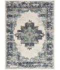 Nourison Passion Area Rug PSN03 Ivory/Grey/Blue