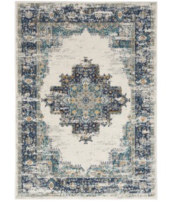 Nourison Home Passion PSN03 Ivory Grey Blue 8 ft. X 10 ft. Area Rug