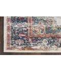 Nourison Passion Ivory Blue PSN03 2 ft. 2 in. X 10 ft. Rectangle Rug