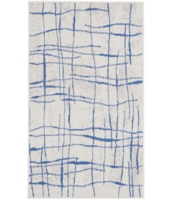 Nourison Whimsicle - Whs09 Ivory Blue Area Rug 3 ft. X 5 ft. Rectangle
