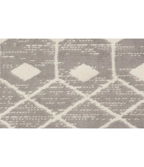 Nourison Grafix Grey GRF37 2 ft. X 6 ft. Rectangle Rug