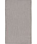 Nourison Courtyard Ivory/Charcoal COU01 2 ft. 2 in. X 10 ft. Rectangle Rug