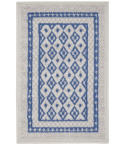 Nourison Whimsicle - Whs13 Ivory Blue Area Rug 2 ft. X 3 ft. Rectangle