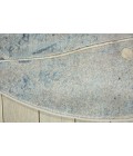 Nourison Somerset Round Area Rug ST74-Silver/Blue