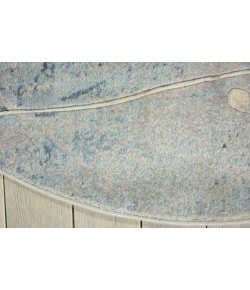 Nourison Somerset - St74 Silver Blue Area Rug 5 ft. 6 X Round